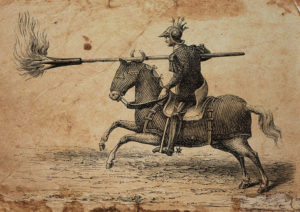 lanciafiamme medievale tromba da fuoco lancia da fuoco