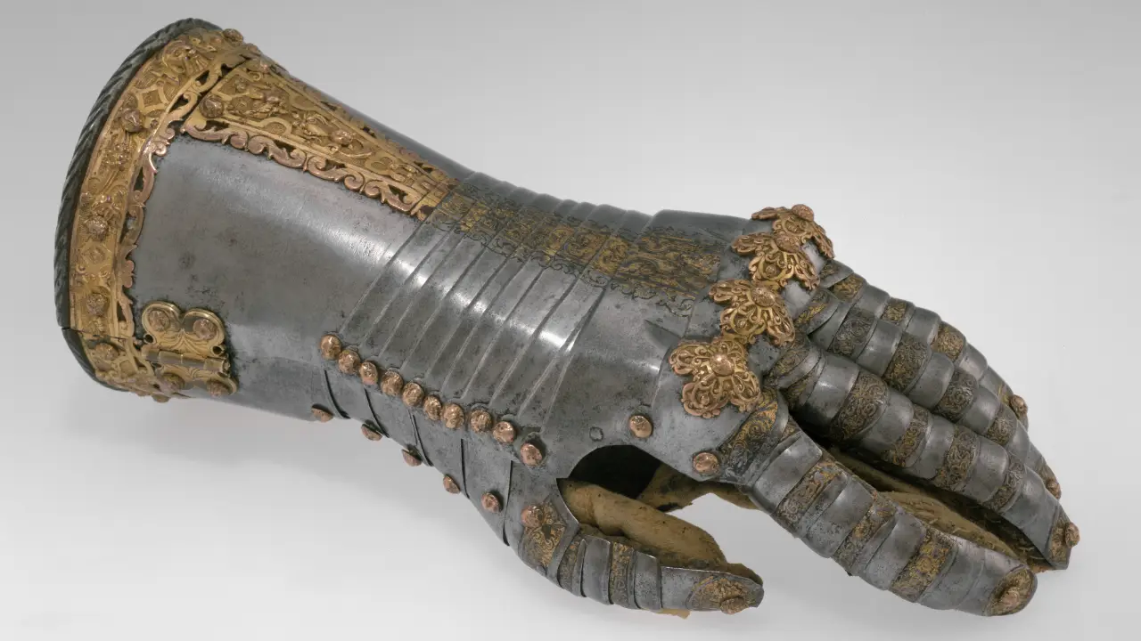 guanto di sfida nel duello medievale