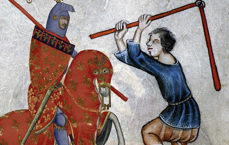 contadini contro cavaliere