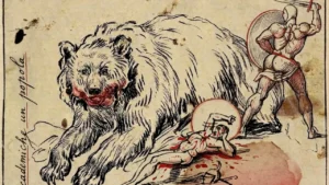 san Fiorenzo e l'orso