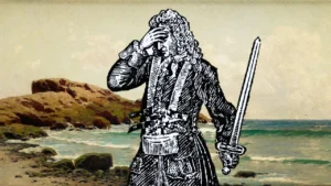 Charles Vane sull'isola deserta